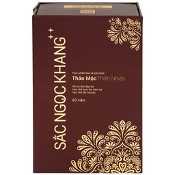 Viên uống hỗ trợ làm đẹp da, hạn chế sạm da, nám da, tăng cường nội tiết tố nữ Sắc Ngọc Khang++ (60 viên)