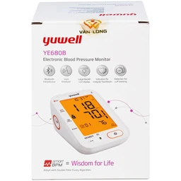 Máy đo huyết áp bắp tay Yuwell YE680B hỗ trợ đo huyết áp, cảnh báo đột quỵ