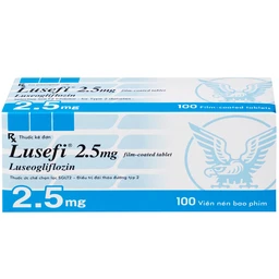 Thuốc Lusefi 2.5mg Taisho điều trị bệnh đái tháo đường tuýp 2 (10 vỉ x 10 viên)