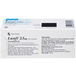 Thuốc Lusefi 2.5mg Taisho điều trị bệnh đái tháo đường tuýp 2 (10 vỉ x 10 viên)