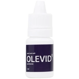 Thuốc nhỏ mắt Olevid Olopatadine 5ml Merap điều trị triệu chứng ngứa mắt của bệnh viêm kết mạc dị ứng