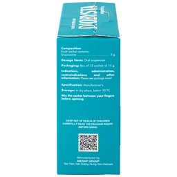 Thuốc Diobysta Merap điều trị tiêu chảy cấp và mạn (12 gói)