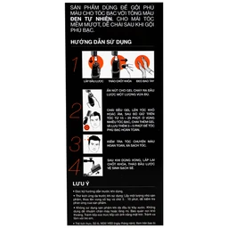 Dầu gội phủ bạc Lavox Flash màu đen G01 (150ml)