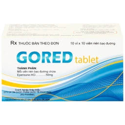 Thuốc Gored 50mg Young Poong điều trị hội chứng đốt sống cổ, viêm quanh khớp vai (10 vỉ x 10 viên)