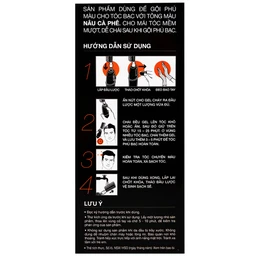 Gội phủ bạc Flash Lavox màu nâu cà phê G04 (150ml)