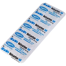 Thuốc SaVi Valsartan 40mg Savipharm điều trị nhồi máu cơ tim, suy tim và tăng huyết áp (3 vỉ x 10 viên)