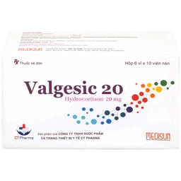 Valgesic 20mg Medisun liệu pháp thay thế tăng sản lượng thận ở trẻ (6 vỉ x 10 viên)