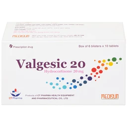 Valgesic 20mg Medisun liệu pháp thay thế tăng sản lượng thận ở trẻ (6 vỉ x 10 viên)