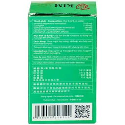 Dầu gió lăn Kimagi New Agimexpharm giúp giảm đau, giữ ấm (9ml)