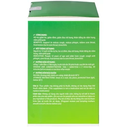 Viên uống giảm ho, giảm đờm, đau rát họng, viêm phế quản Nano Anpacov Biochempha (60 viên)