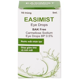 Nước mắt nhân tạo Easimist Eye Drops 5ml giảm khô mỏi mắt