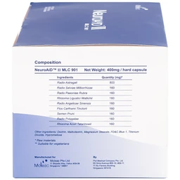 Thuốc NeuroAID II MLC 901 Moleac điều trị phục hồi chức năng cho bệnh nhân đột quỵ (3 hộp x 60 viên)