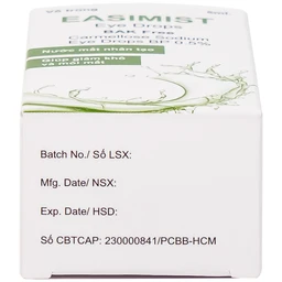 Nước mắt nhân tạo Easimist Eye Drops 5ml giảm khô mỏi mắt