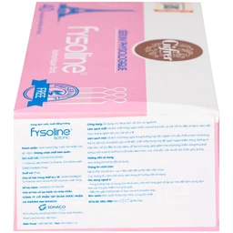 Nước muối sinh lý Fysoline Isotonique đẳng trương (40 ống x 5ml) giúp vệ sinh mắt mũi hàng ngày