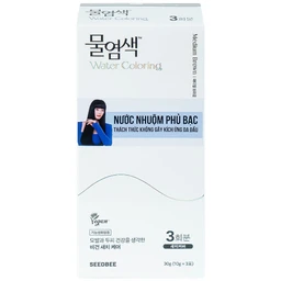 Nước nhuộm phủ bạc nâu hạt dẻ Seedbee Water Coloring Medium Brown NBIYAN (30g)