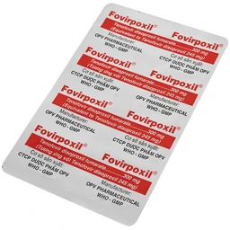 Thuốc Fovirpoxil 300mg OPV điều trị viêm gan B mạn tính và HIV-1 ở người lớn (3 vỉ x 10 viên)