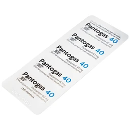 Thuốc Pantogas 40 DHG điều trị viêm thực quản trào ngược (2 vỉ x 10 viên)
