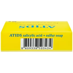 Xà phòng giảm mụn lưng Atids Salicylic Acid 2% + sulfur 80g