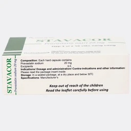 Thuốc Stavacor 20mg Herabiopharm điều trị tăng cholesterol máu (3 vỉ x 10 viên)