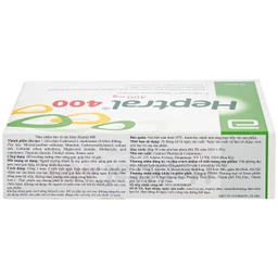 Heptral 400 Abbott hỗ trợ tăng cường chức năng gan, men gan tăng, sử dụng nhiều bia rượu (3 vỉ x 10 viên)