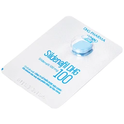 Thuốc Sildenafil DHG 100 điều trị các rối loạn cương dương (1 vỉ x 1 viên)