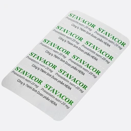 Thuốc Stavacor 20mg Herabiopharm điều trị tăng cholesterol máu (3 vỉ x 10 viên)