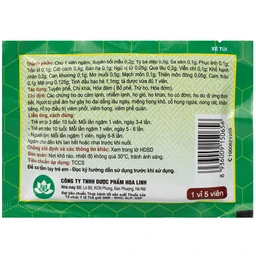 Viên ngậm ho bổ phế Bảo Thanh trừ ho, hoá đờm (20 vỉ x 5 viên)