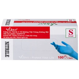 Găng tay phẫu thuật không bột Vglove size S (100 cái)