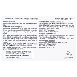 Kit test Covid Flowflex khay thử xét nghiệm kháng nguyên Sars Cov-2 (25 kit)