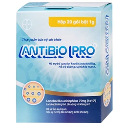 Thực phẩm bảo vệ sức khỏe Antibio Pro hỗ trợ bổ sung lợi khuẩn lactobacillus (20 gói x 1g)