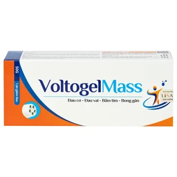 Kem bôi giảm đau Voltogel mass 50g giúp giảm đau cơ, đau vai, bầm tím, bong gân