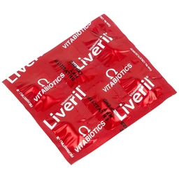 Viên uống hỗ trợ tăng cường chức năng gan Liveril Vitabiotics (5 vỉ x 6 viên)