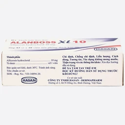 Thuốc AlanBoss XL 10 Hasan điều trị các triệu chứng của phì đại tuyến tiền liệt lành tính (3 vỉ x 10 viên)