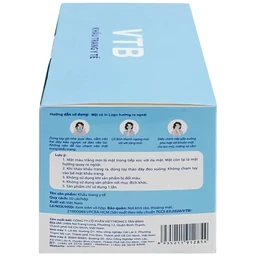 Khẩu trang 3 lớp VTB màu trắng (50 cái) ngăn khói bụi, vi khuẩn