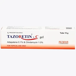 Thuốc bôi ngoài da Tazoretin - C Gel 15g Medisun điều trị tại chỗ mụn trứng cá