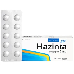 Thuốc Hazinta 5 DHG điều trị đái tháo đường típ 2 (3 vỉ x 10 viên) 1