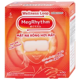 Mặt nạ xông hơi mắt MegRhythm KAO không hương dễ chịu, thư giãn đôi mắt (5 miếng)