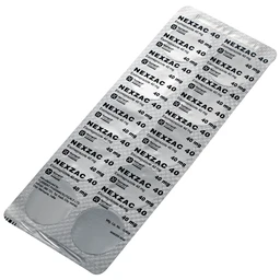 Thuốc Nexzac-40 Torrent điều trị trào ngược dạ dày - thực quản, viêm loét dạ dày - tá tràng (3 vỉ x 10 viên)