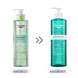 Gel rửa mặt Eucerin Pro Acne Cleansing Gel dành cho da nhờn, mụn (400ml)