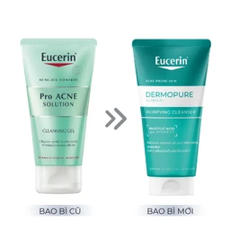 Gel rửa mặt Eucerin Ance Oil Control Pro Acne Solution Cleansing Gel dành cho da mụn (75ml)