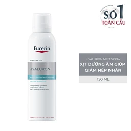 Xịt khoáng Eucerin Hyaluron Mist Spray cung cấp độ ẩm, làm dịu da (150ml)