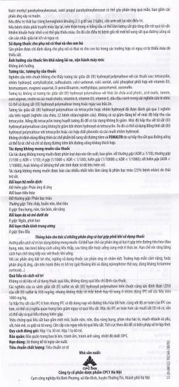 Dung dịch uống Femalto 30ml CPC1HN bổ sung sắt hữu cơ dạng lỏng