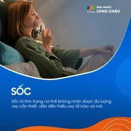  sốc là việc giảm cung cấp oxy, oxy không đủ dẫn đến tình trạng thiếu oxy tế bào và mô