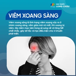 Viêm xoang sàng là tình trạng viêm của nhóm xoang sàng