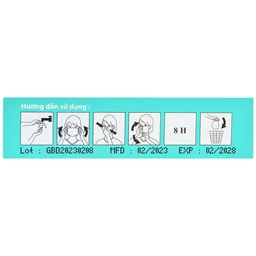 Khẩu trang trẻ em 4 lớp 3D Dolphin Mask (10 cái) ngăn khói bụi, vi khuẩn và giọt bắn