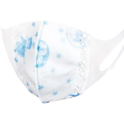 Khẩu trang trẻ em 3 lớp 3D Swan Mask quai vải (10 cái) ngăn khói bụi, vi khuẩn và giọt bắn