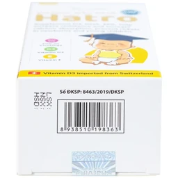 Dung dịch bổ sung Vitamin D3, DHA, EPA tăng đề kháng, giảm nguy cơ còi xương Vitamin D3+ DHA Hatro (20ml)