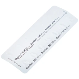 Thuốc Betaloc Zok 25mg AstraZeneca điều trị tăng huyết áp (1 vỉ x 14 viên)
