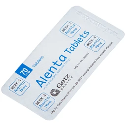Thuốc Alenta 70mg Getz điều trị loãng xương (1 vỉ x 4 viên)