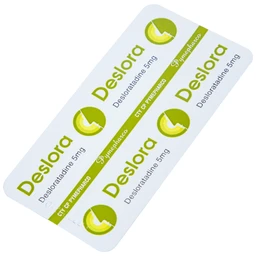 Thuốc Deslora 5mg giảm các triệu chứng dị ứng theo mùa và viêm mũi dị ứng (3 vỉ x 10 viên)